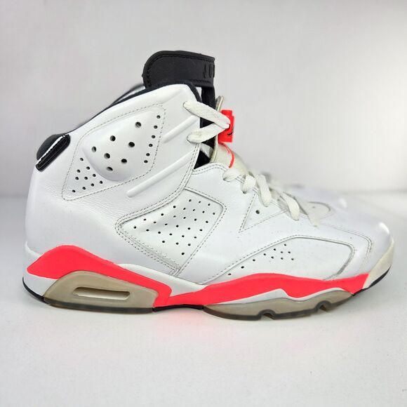 Air Jordan 6 Retro White Infrared 2014 Men’s 9.5 384664-123 main image 8